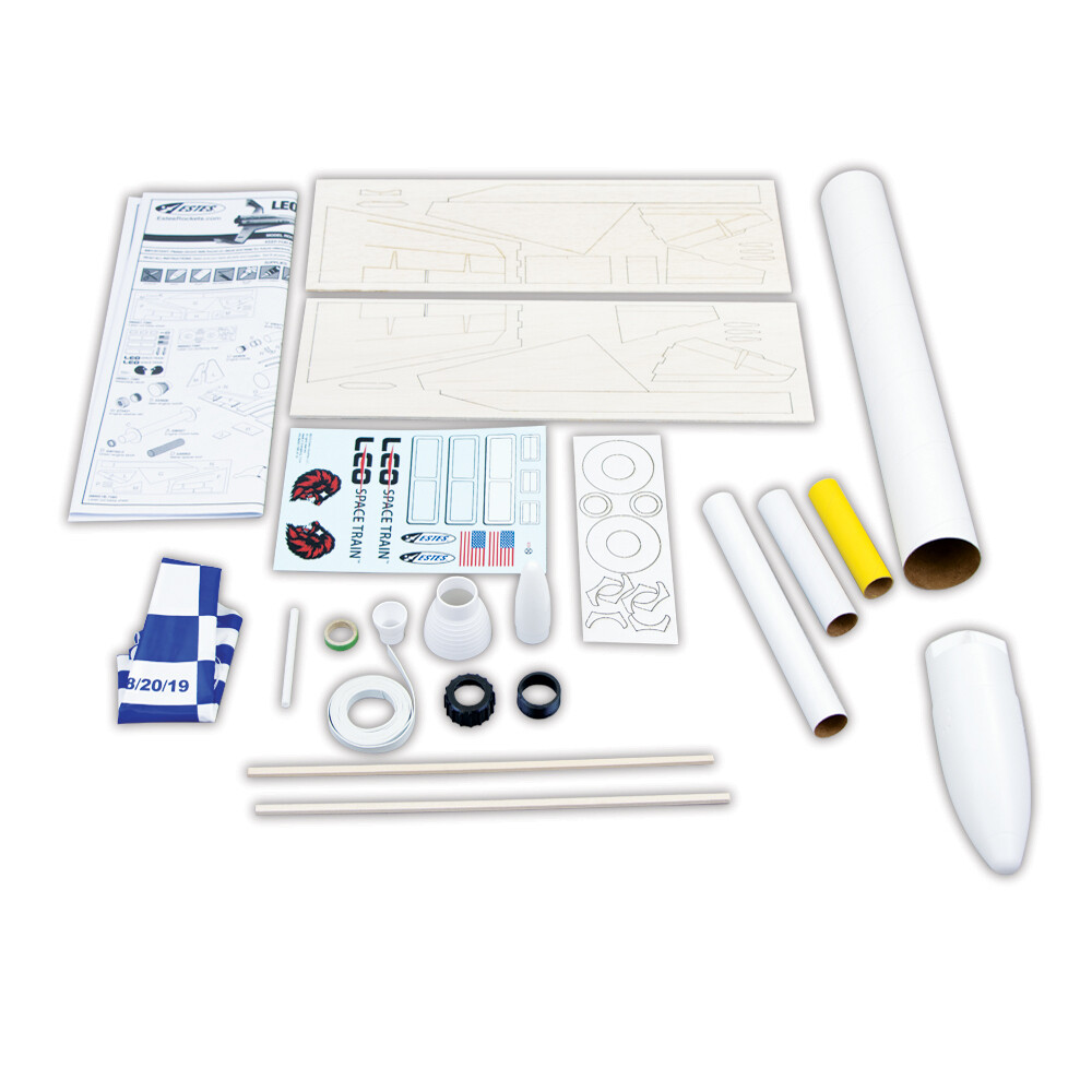 Estes Flying Model Rocket Kit LEO Space Train EST 7285