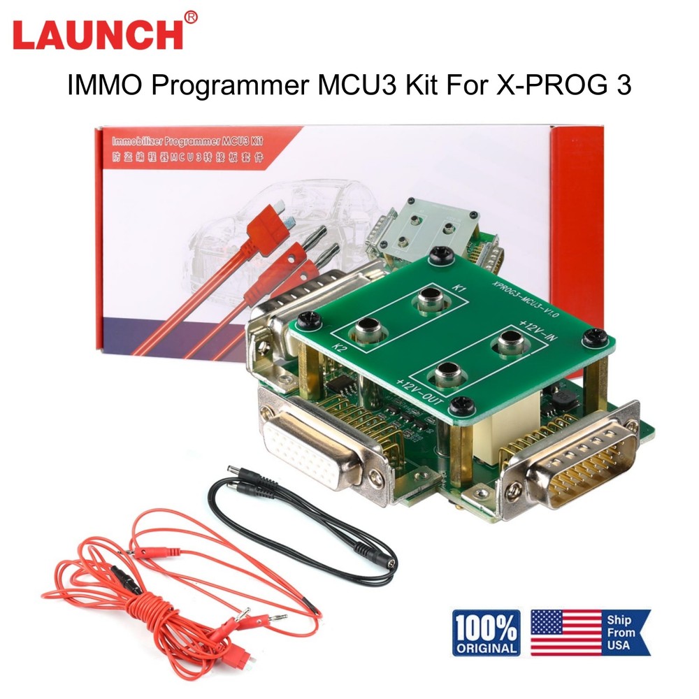 LAUNCH X431 Immobilizer Programmer MCU3 Kit Work With X-431 IMMO ELITE X-PROG 3
