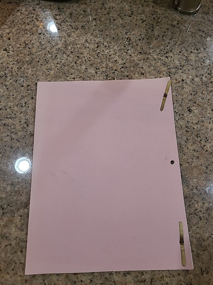 Star Trek Deep Space Nine Original Final Draft Script -'Chimera' used on Set DS9