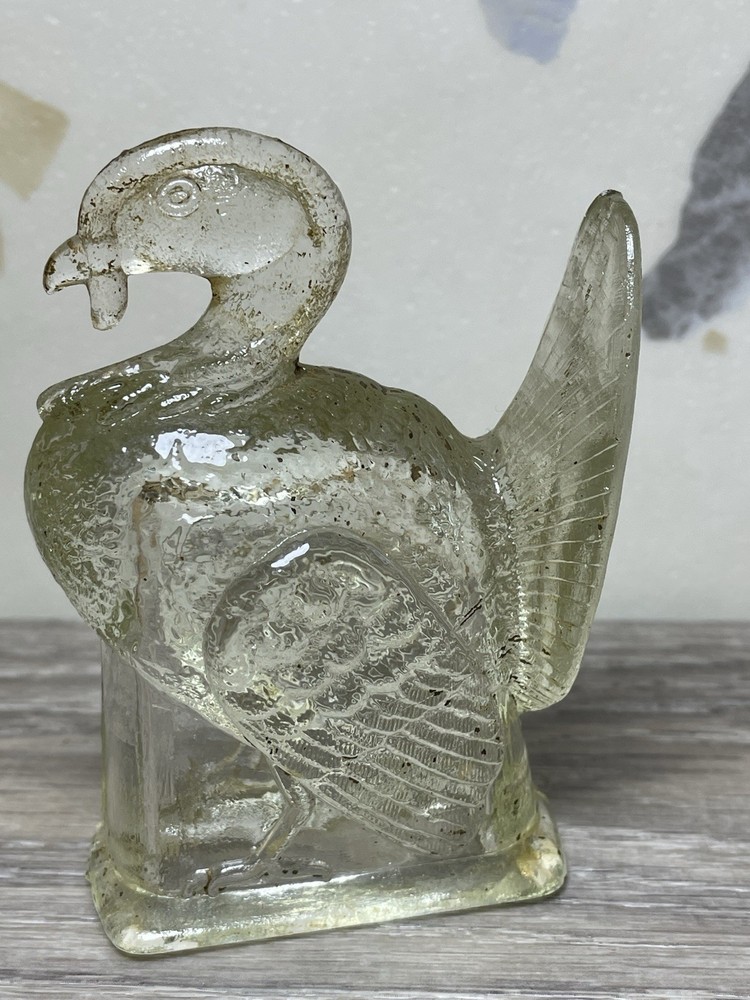 1925 Victory Glass Co. Candy Container Turkey