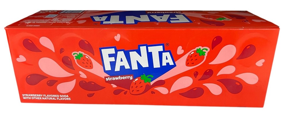 Fanta Strawberry Flavored Soda 12 pack