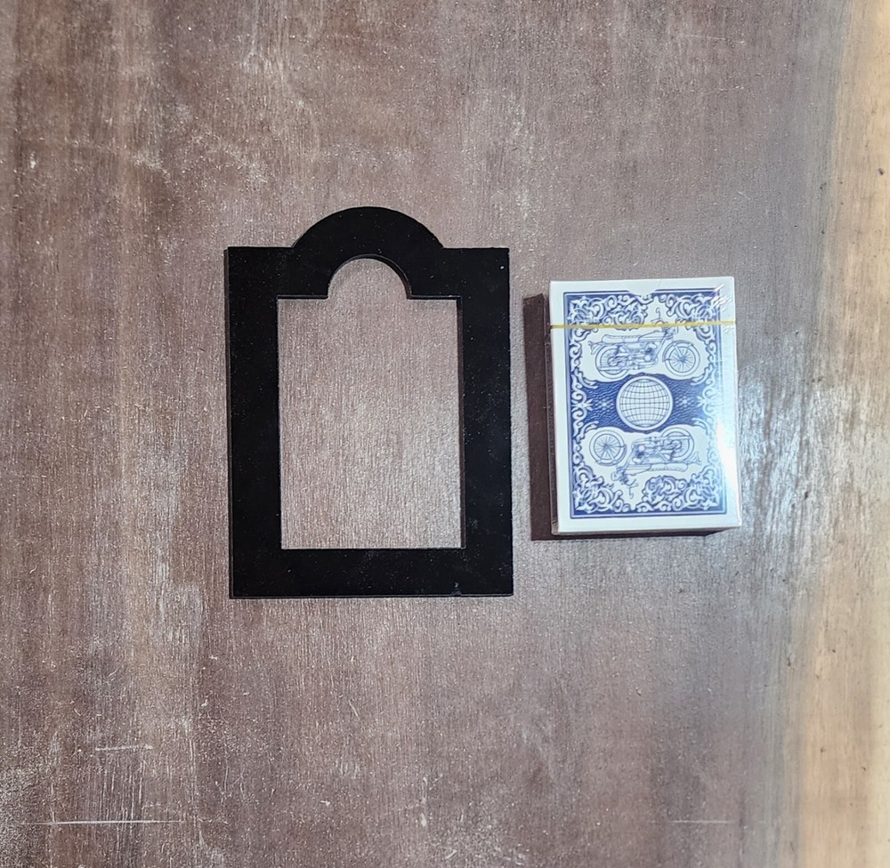 Playing Card 6mm Acrylic Router Template
