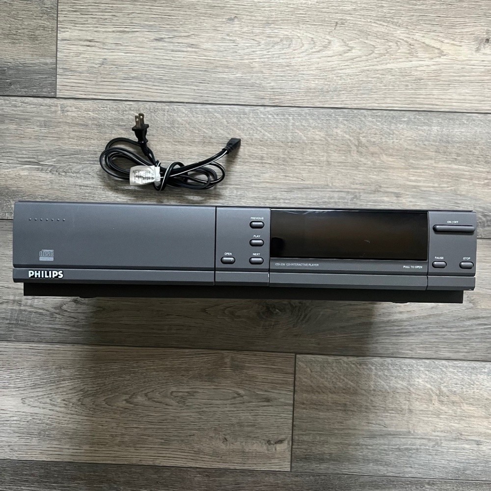 Philips CDI-220 CD-i Interactive Player CD-330 Compact Disc Player READ