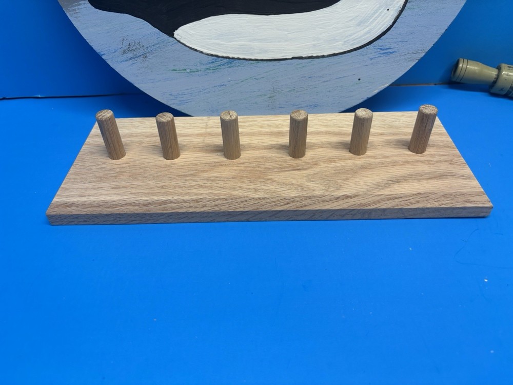 1- Oak Game/ Duck Call Stand. Solid Oak.D7