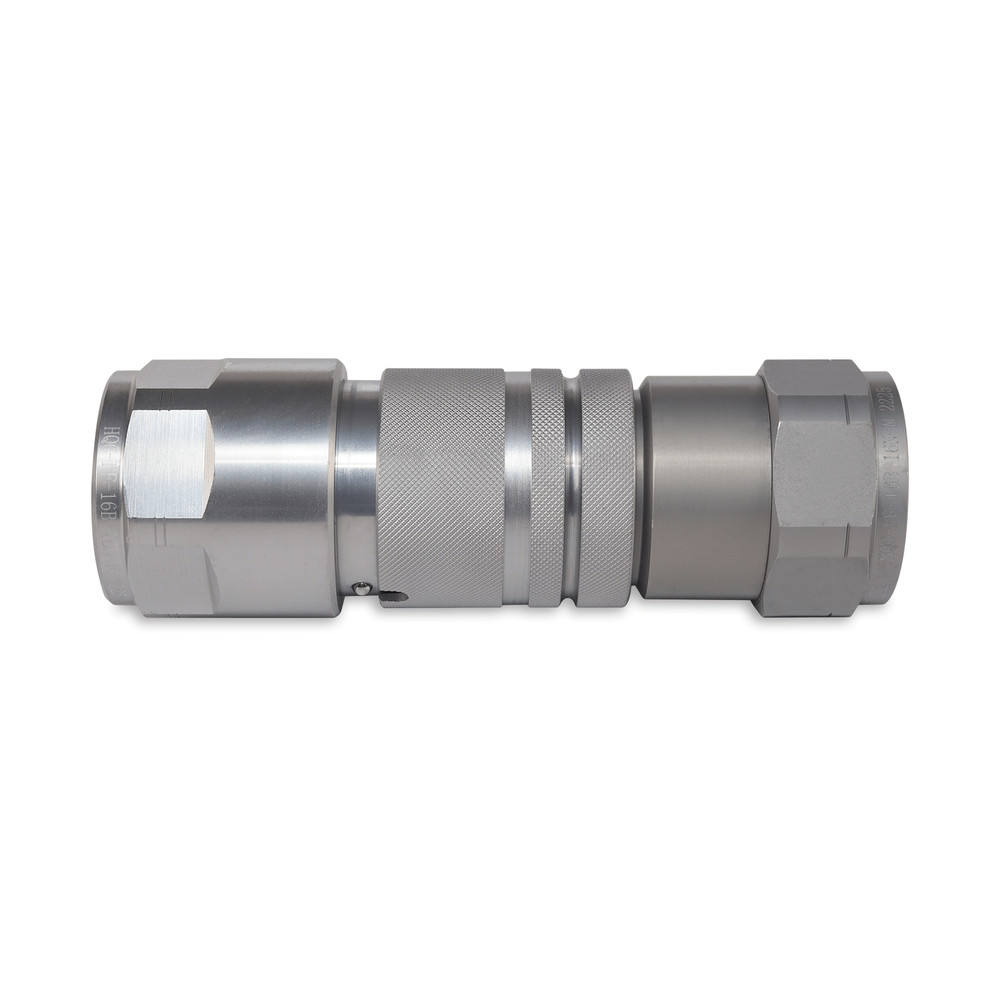 1″ Flat Face Hydraulic Quick Couplers Set - 1″ NPT Thread
