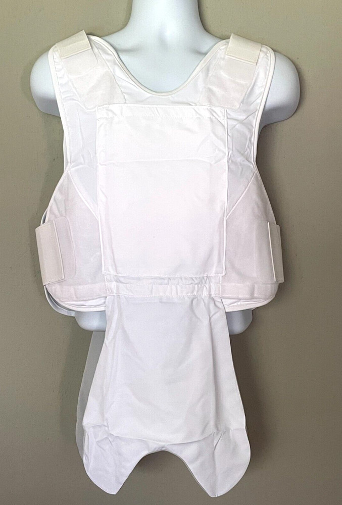 SECOND CHANCE Concealable Armor Plate Carrier Apex2 Polymicro White S Tail