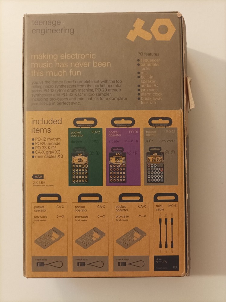 Teenage Engineering Pocket Operator Collection-Ultimate Punch OPEN BOX