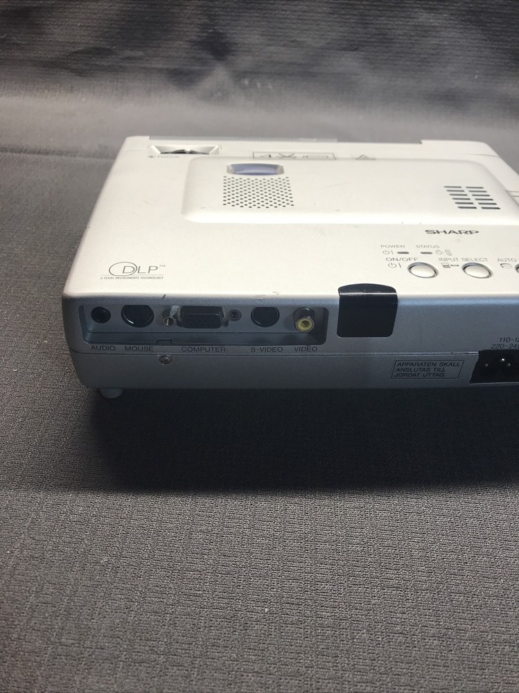 Sharp Projector PG-M10S With Remote, Power Cord, Case & Instructions Works