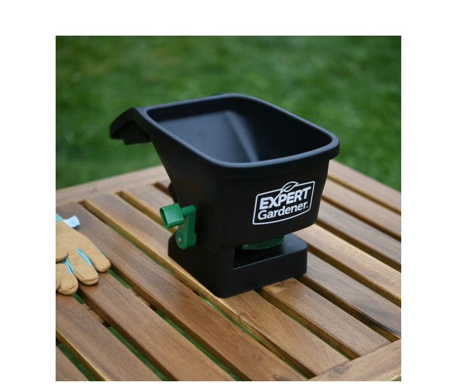 Expert Gardener 6 lb Capacity Handheld Broadcast Spreader