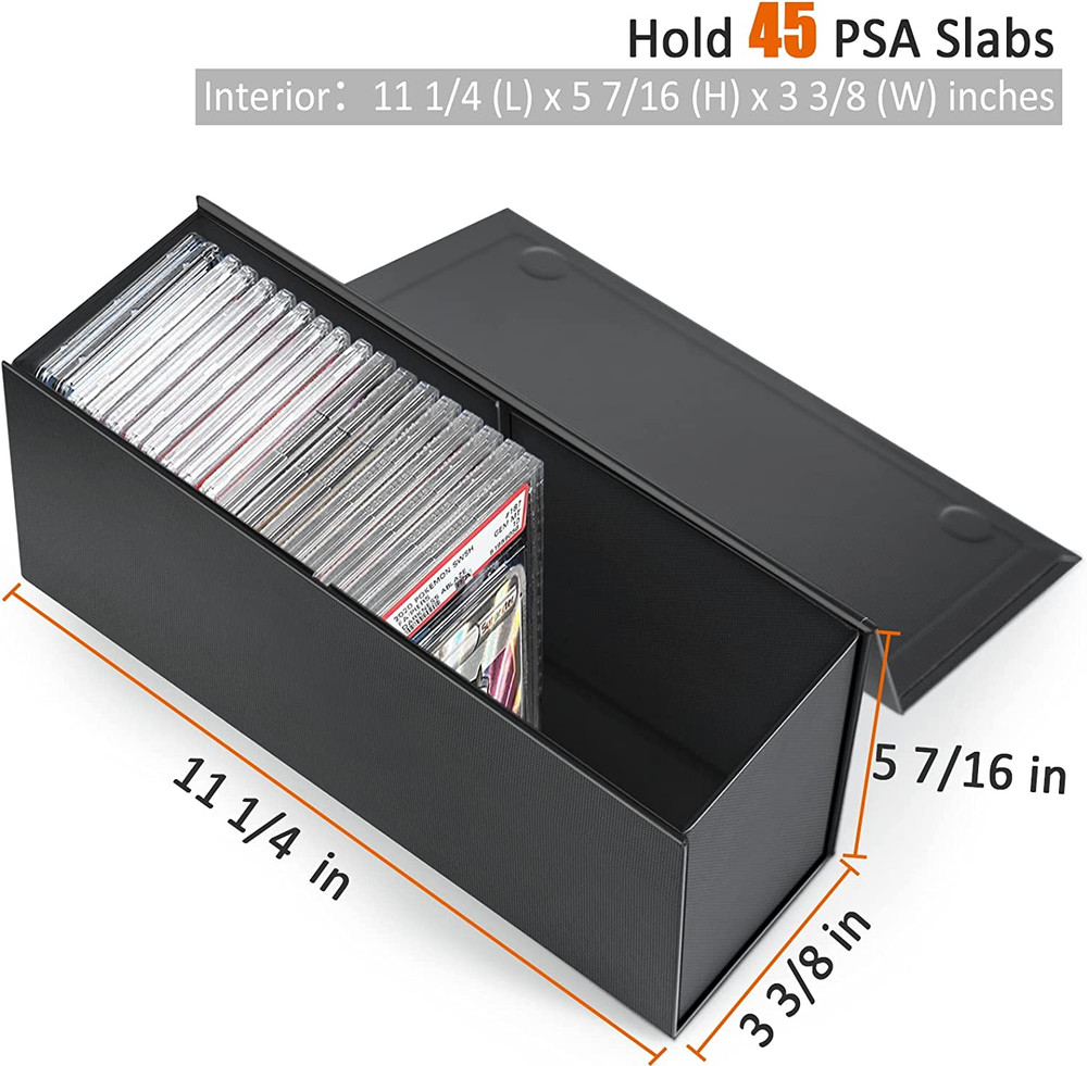 PSA Graded Card Storage Box, PSA Graded Card Storage Holder Container Slabs Box