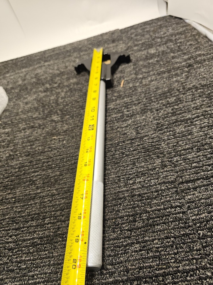 20" Adjustable Hydrant Wrench With Double Head Spanner Black