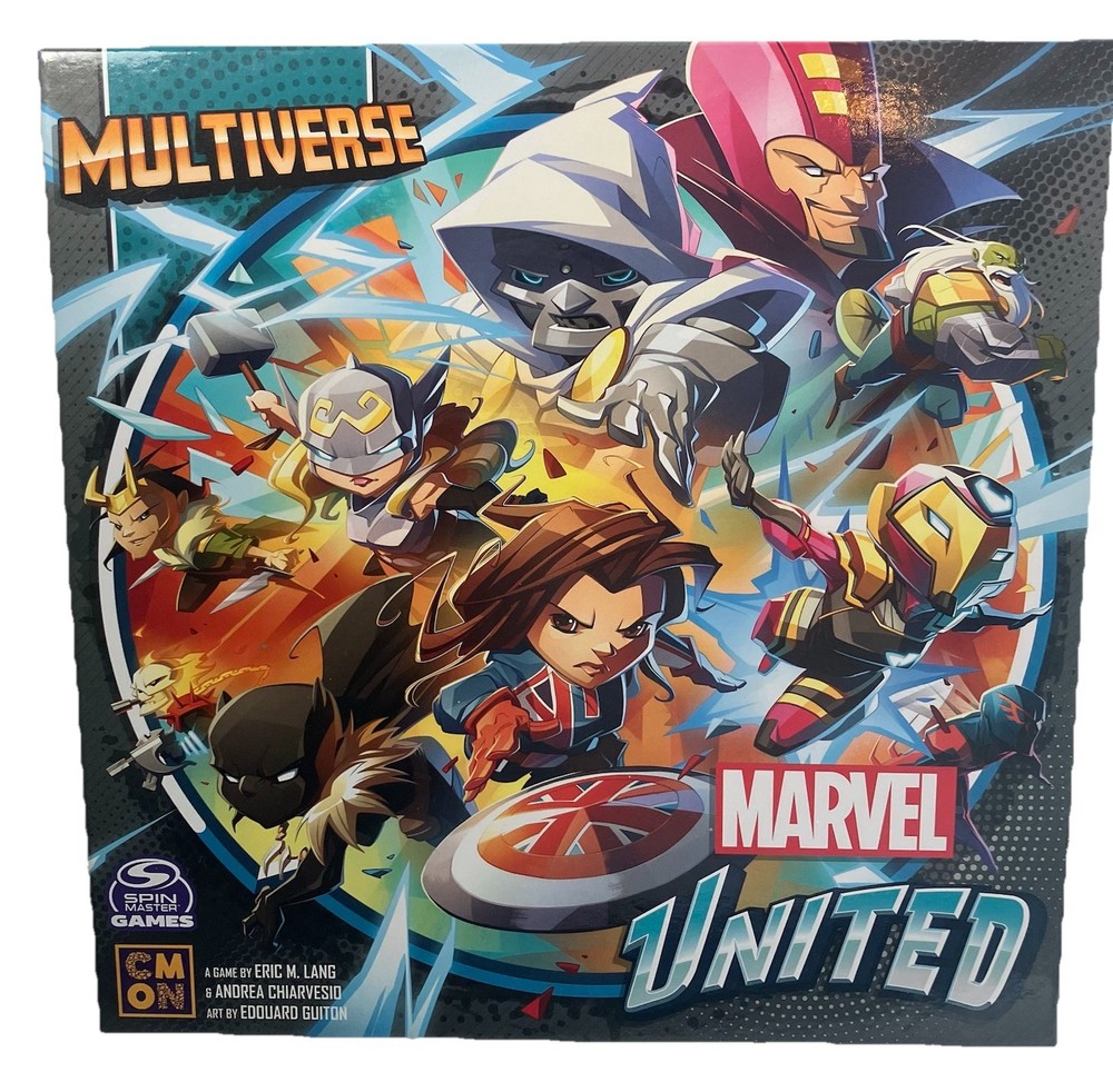 Marvel United: Multiverse Core Box Board Game By CMON Mint Condition