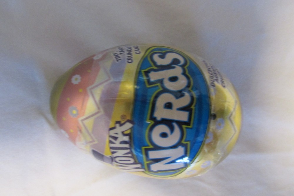 6 Vintage Nerds Candy Easter Egg tins Container Wonka New sealed, 3 designs