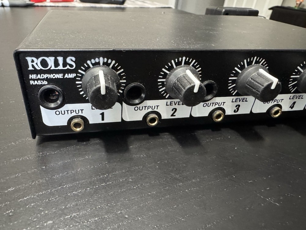 Rolls RA53b 5 CH Headphone Amplifier 1/2 Rack