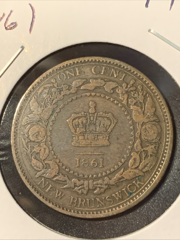 1861 NEW BRUNSWICK (CANADA) CENT ~ NICE ~