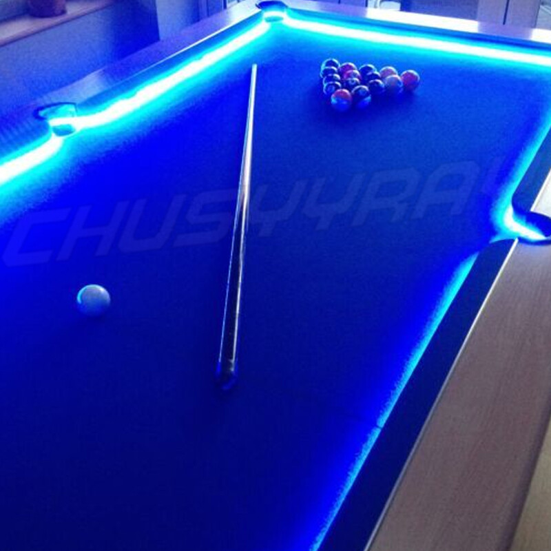 Pool Table Bumper LED RGB Color Changing Light Remote Control