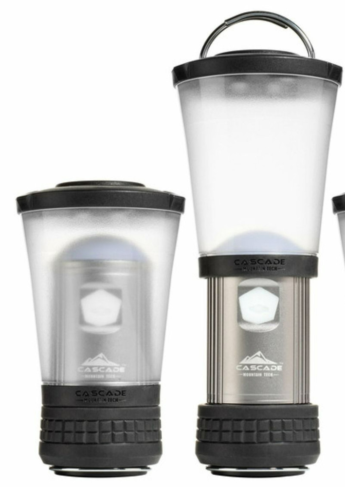 Cascade Mountain Tech Collapsible Bright LED Lantern 2 pack with 4 Light Modes