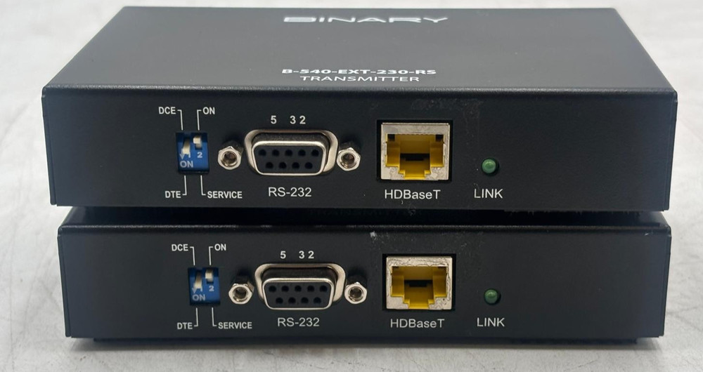 Lot of 2 Binary B-540-EXT-230-RS HDMI Transmitter
