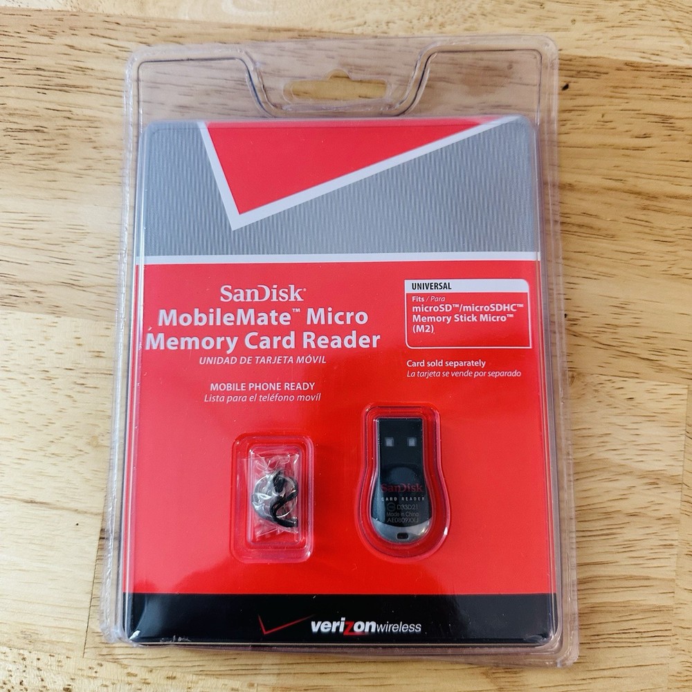 SanDisk MobileMate Micro Memory Card Reader(Verizon Wireless)FREE 1ST CLASS SHIP
