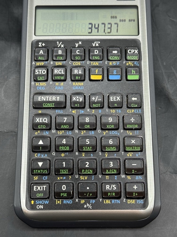 HP Programmable Scientific RPN WP 34S Calculator Tested Works Great With Case
