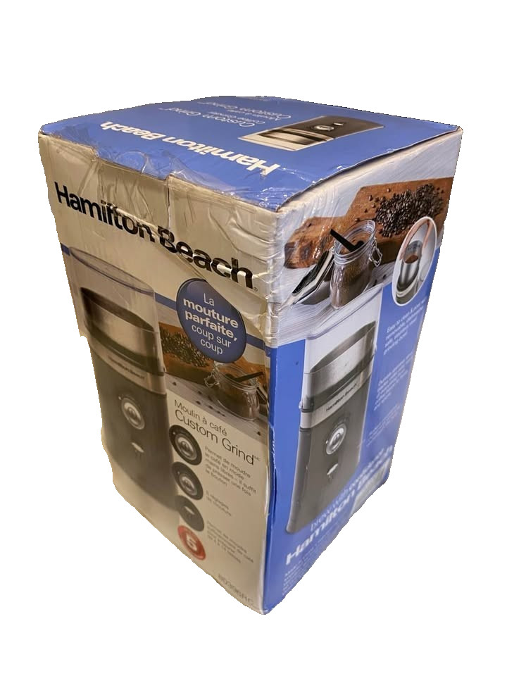 Hamilton Beach - Custom Grind Coffee Grinder - Gray