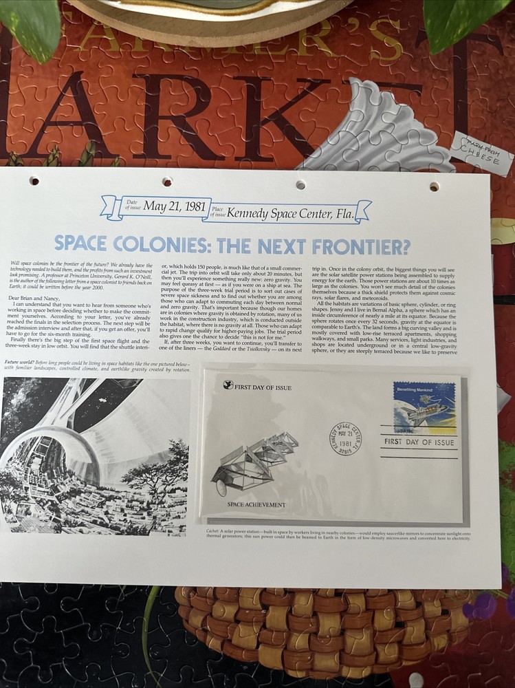 READER,S DIGEST FIRST DAY COVER COLLECTION-KENNEDY SPACE CENTER FL