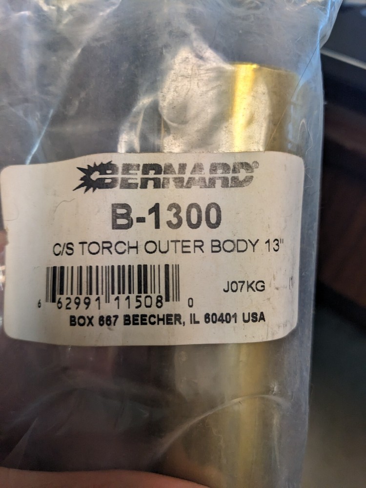 BERNARD B-1300 C/S TORCH OUTER BODY