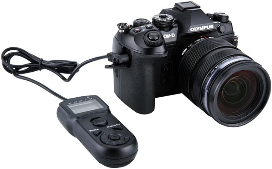 Ergonomic Digital Timer Remote Shutter Release for Olympus Cameras - 10m Range