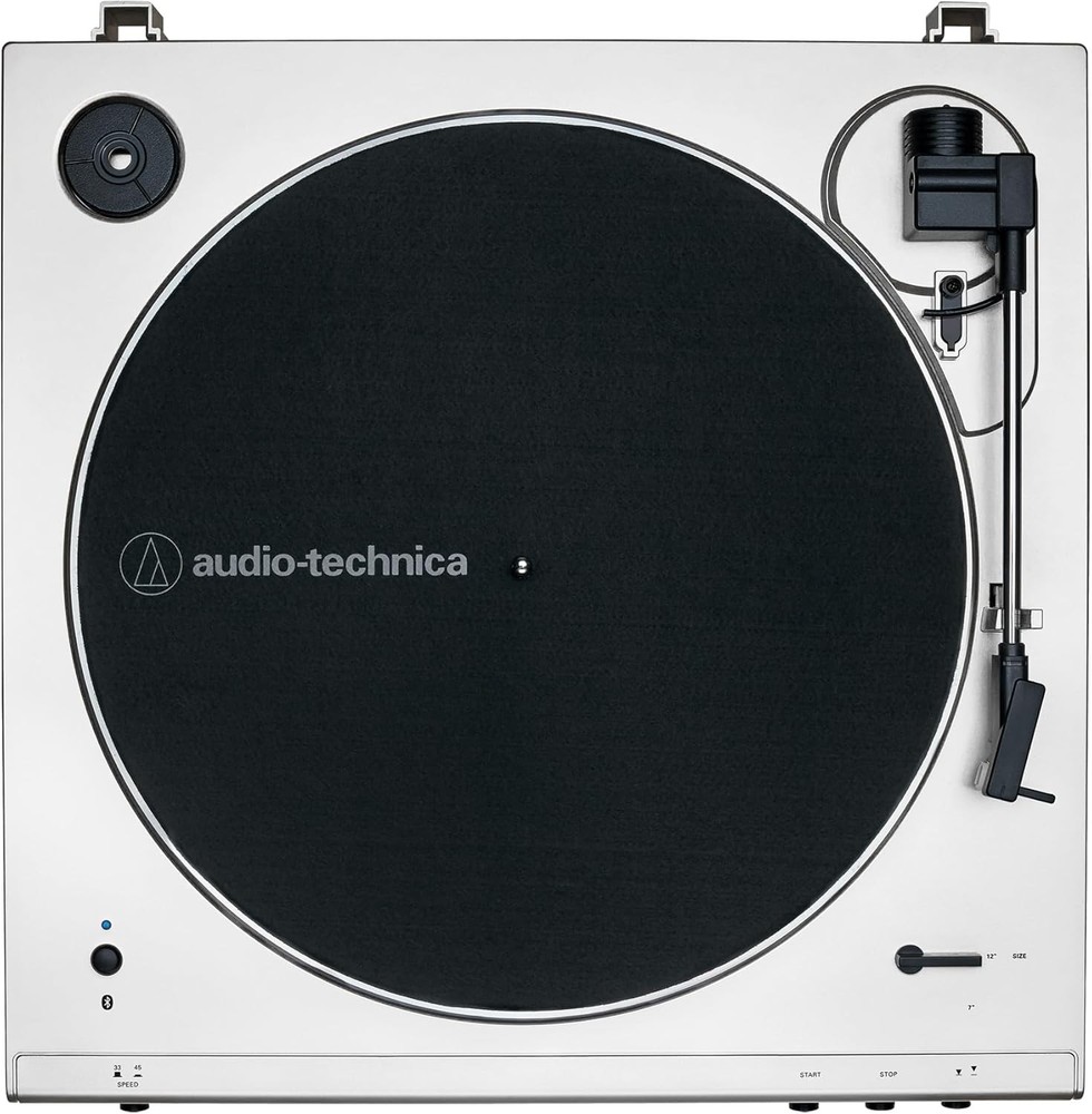 Audio-Technica AT-LP60XBT Automatic Stereo Turntable with Bluetooth, White
