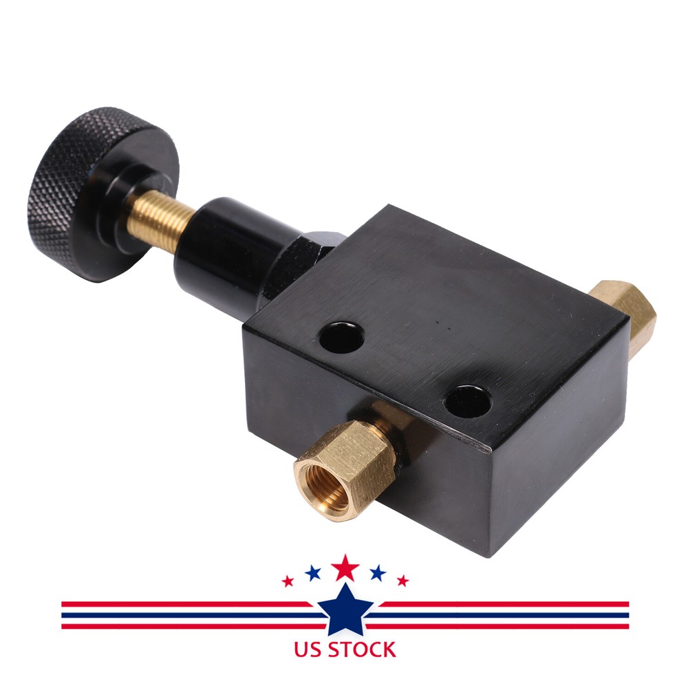 Universal Type Black Aluminum Knob Adjustable Disk Brake Proportioning Valve