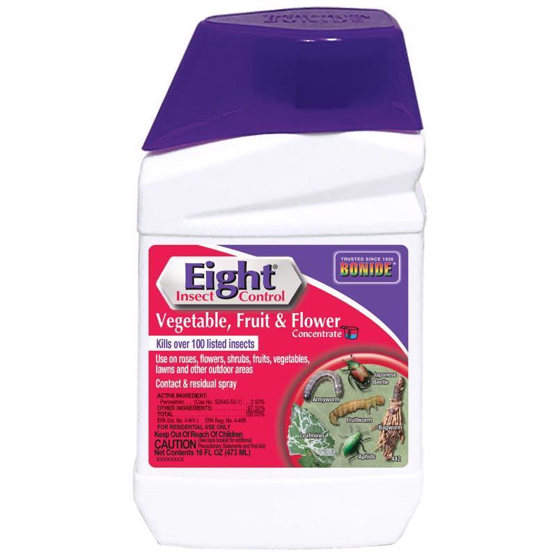 Bonide 442 Insect Control, Liquid, Spray Application, 1 pt Bottle White