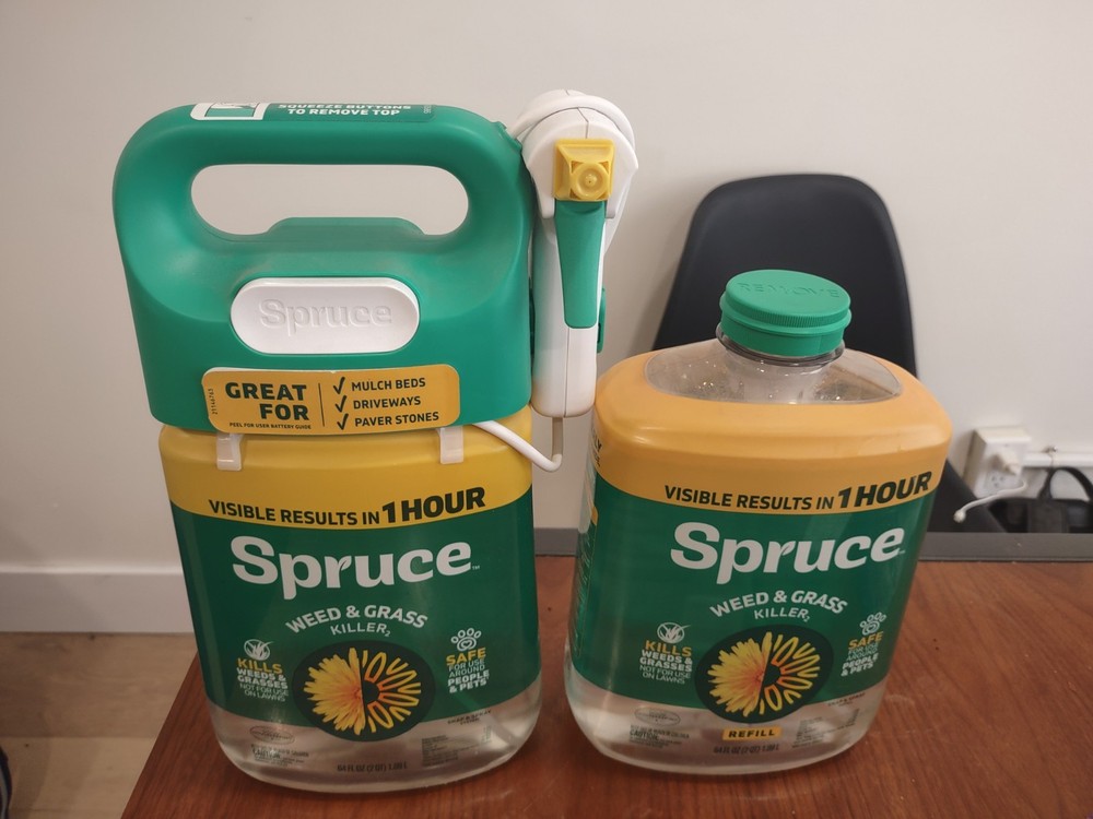 Spruce Weed & Grass Killer eco-friendly herbicide Snap and spray system bundle.