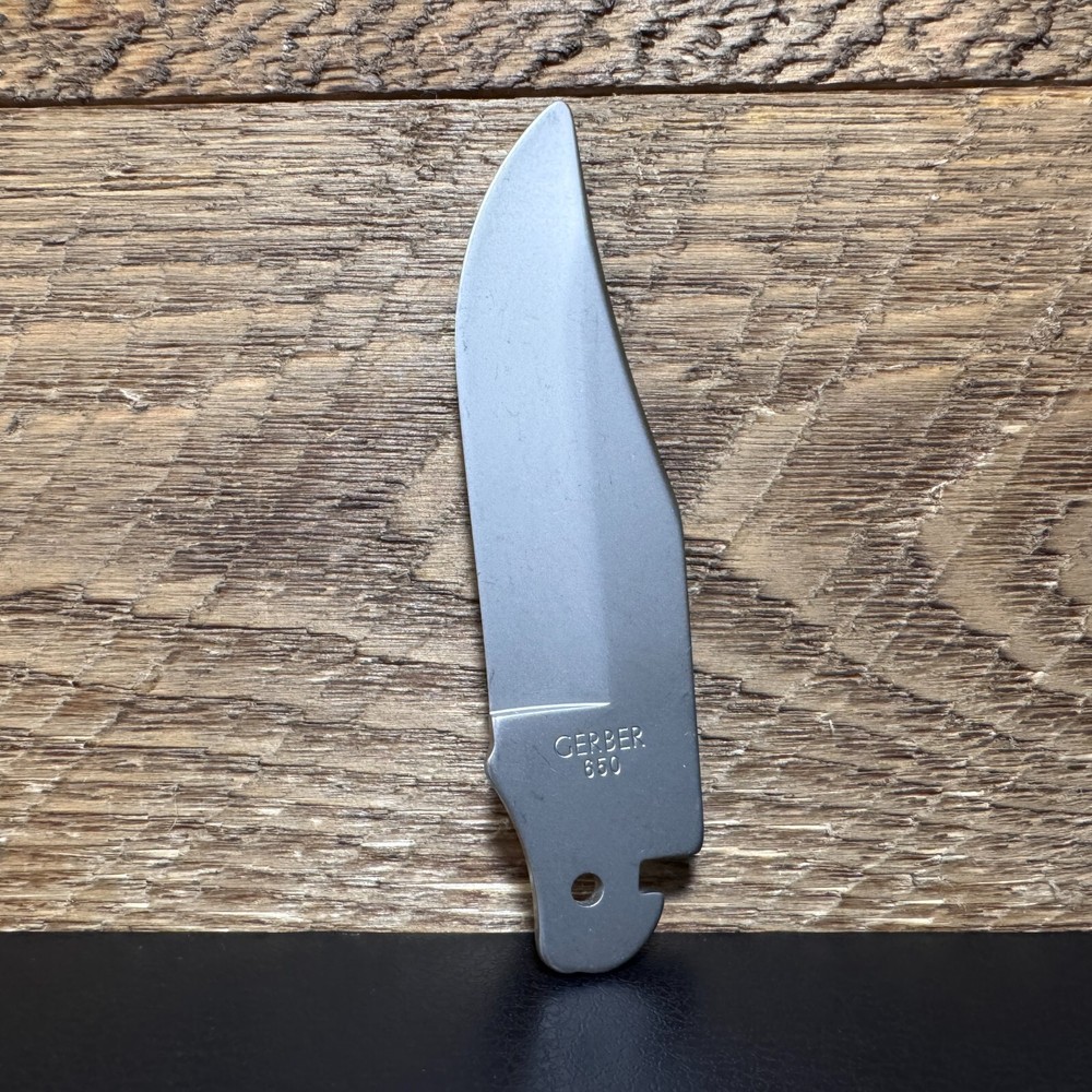 Gerber 650 Gator Replacement Knife Blade, Stainless, Unsharpened Blank - USA