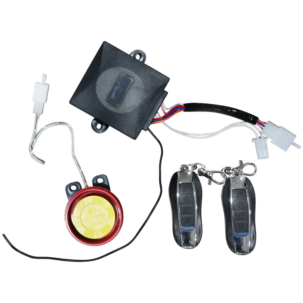 Anti-Theft Start Security Alarm System 2 Remote Control 12V Motorcycle ATV Quad