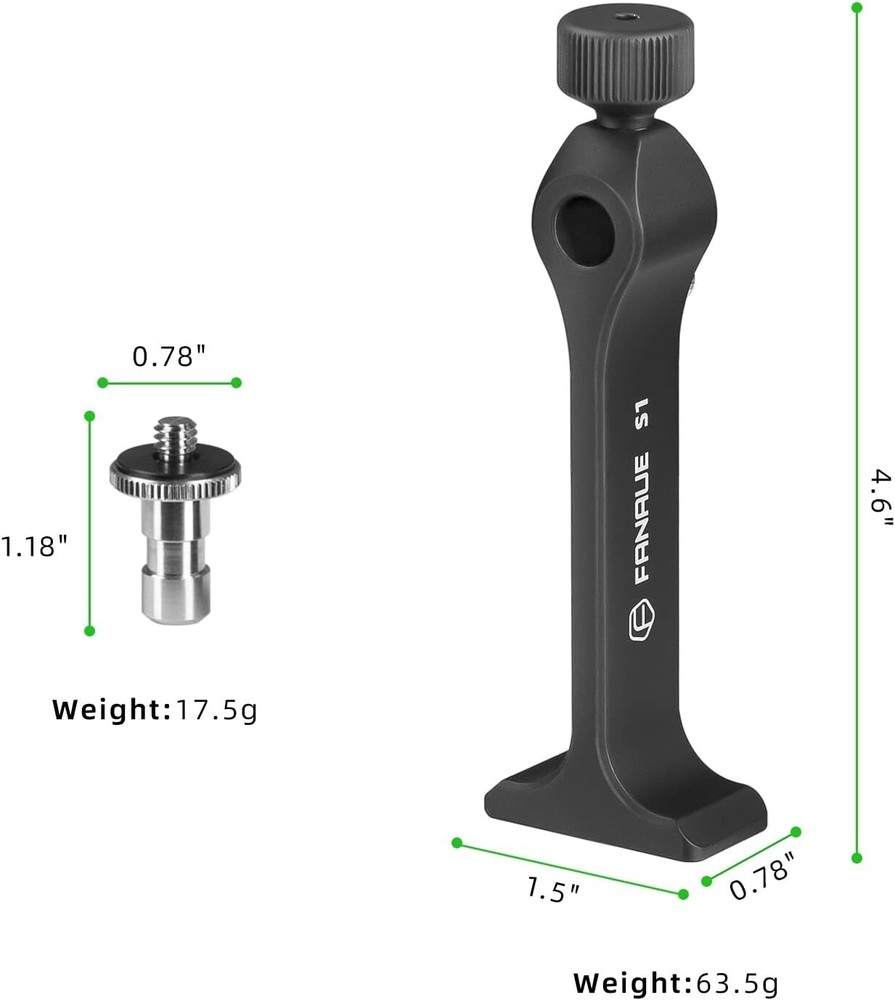 Precision-Crafted Aluminium Binocular Tripod Adapter with Anti-Slip Feature