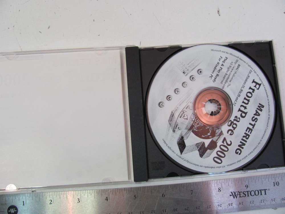 Mastering FrontPage 2000 PC CD ROM Windows/Mac