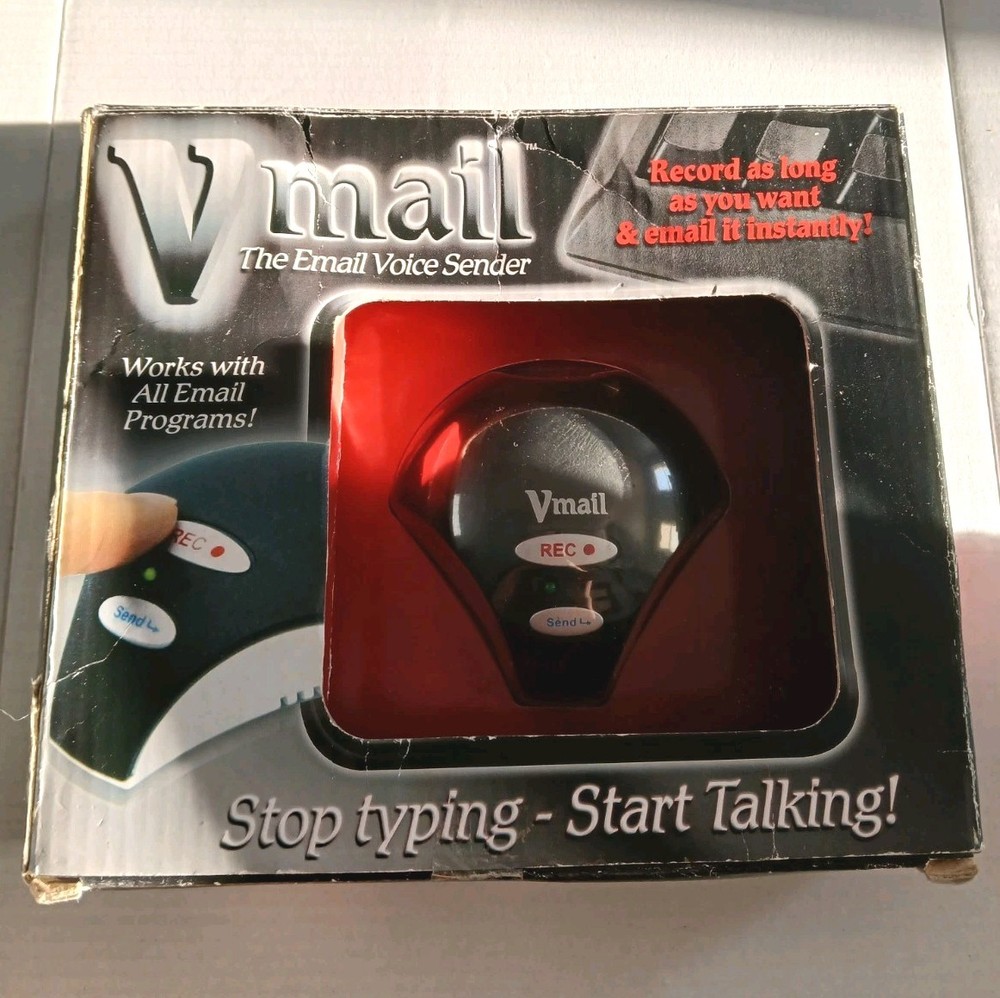 V mail The E-mail Voice Sender Stop Typing Start Talking Tech Tools