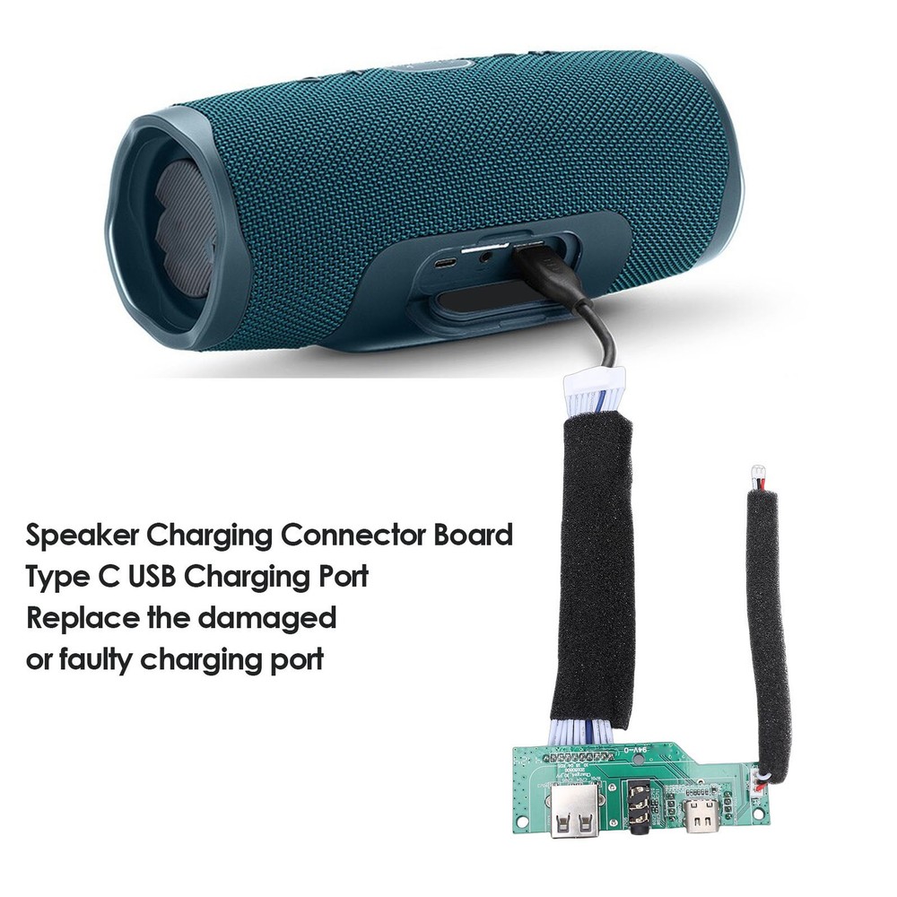Charging Port Board Replacement For Charge 4 Version GG Speaker Type C USB