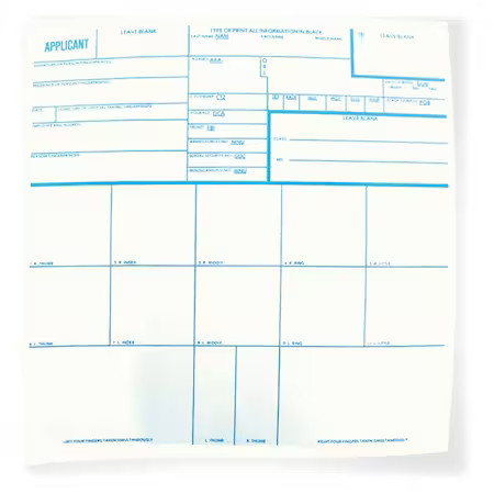 Cortech Ct40a Applicant Cards, Pk250