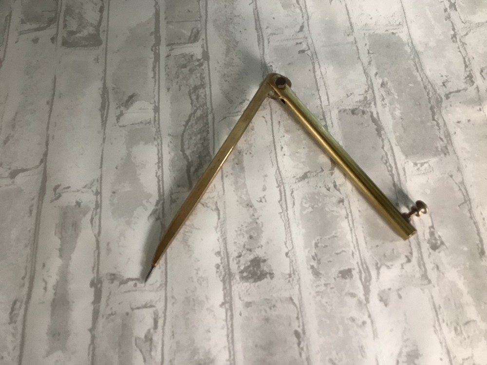 Vintage Brass Drawing Compass