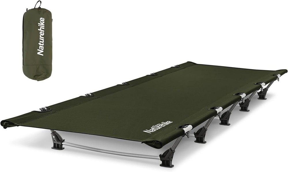 Naturehike GreenWild Camping Cot, Ultralight Folding Backpacking Cot, 60-Second