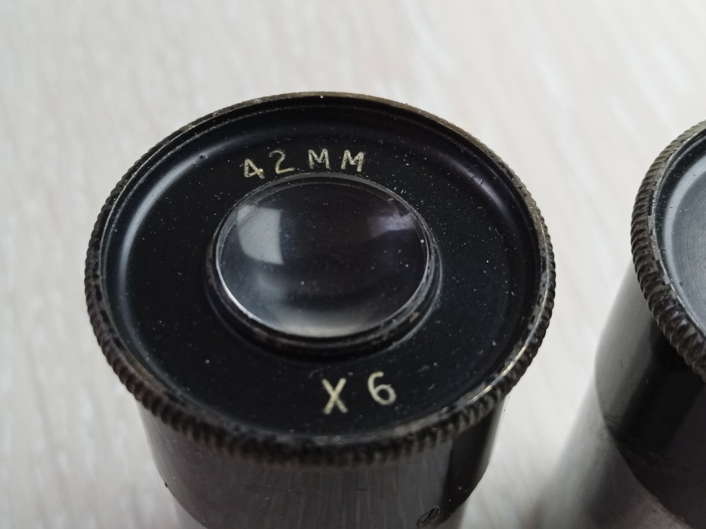 🔰 EYEPIECE MICROSCOPE 6X 42mm VINTAGE PAIR #0202