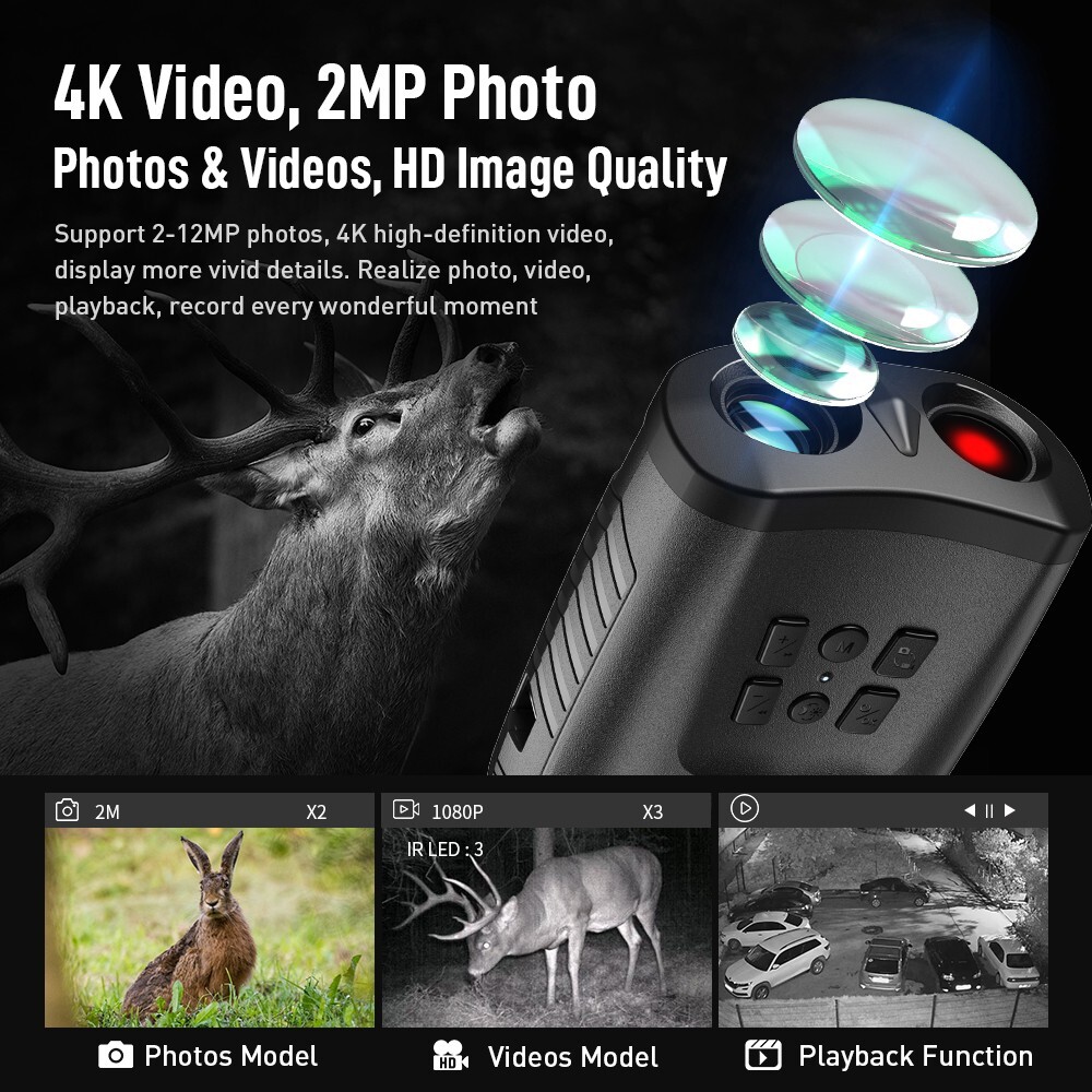 4K HD Digital Night Vision Binoculars