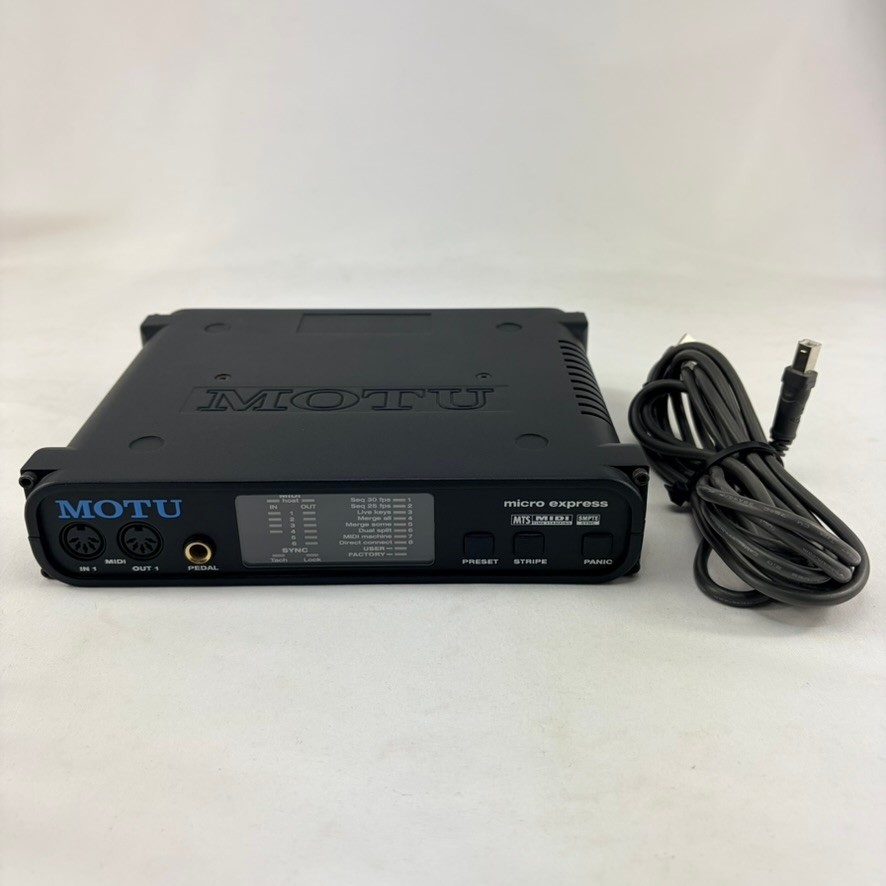 MOTU Micro Express 4x6 USB MIDI Interface with SMPTE