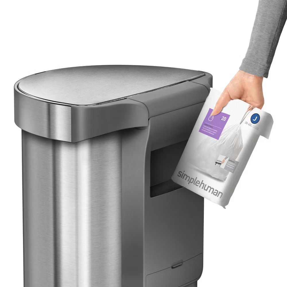 simplehuman Touch-Free Trash Can 45L Motion Sensor Kitchen Touchless Garbage