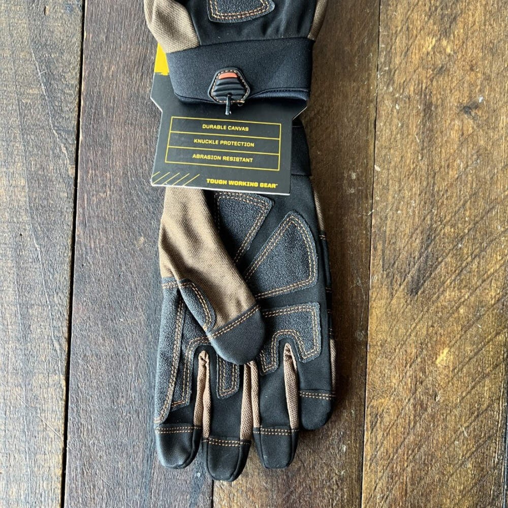 Firm Grip Trademaster Durable Canvas Work Gloves Large