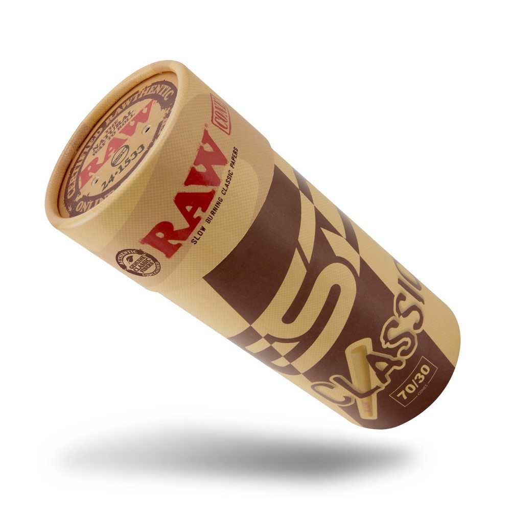 RAW Cones 70/30 Single Size Dogwalker | 150 Pack