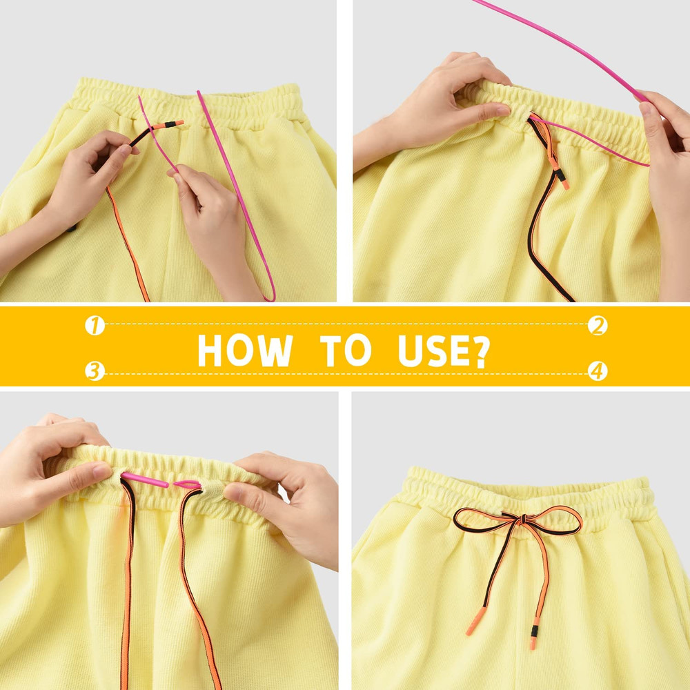 Replacement Drawstring for Shorts - 10Pcs Hard Wearing Hoodie String Replacement