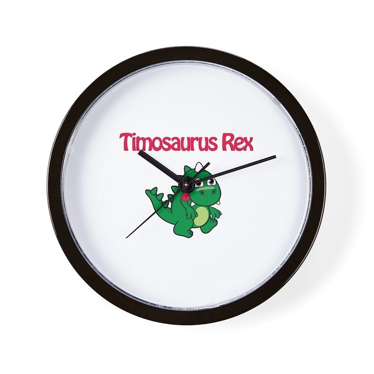 CafePress Timosaurus Rex 10" Wall Clock (160901412)