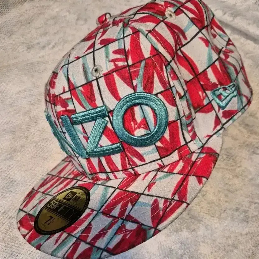 Kenzo x New Era 59FIFTY Cap - 7 1/4, Multicolor Pattern